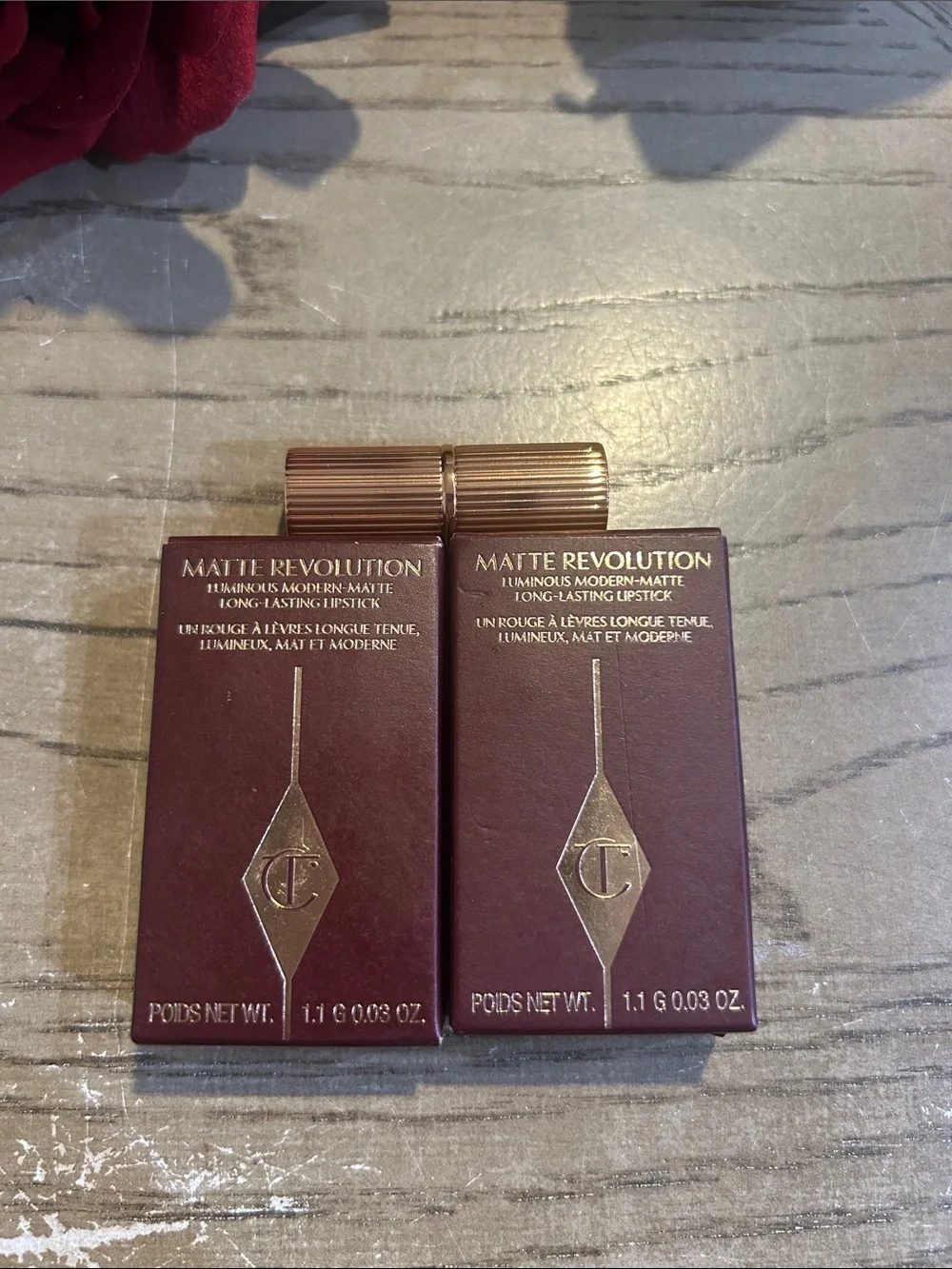 Charlotte Tilbury Matte Revolution Lipstick Duo - both pillow talk ***MINI***